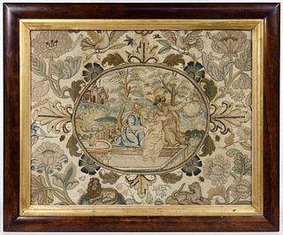English Stumpwork and Embroidered Tapestry