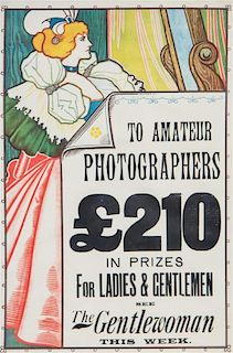 * Artist Unknown, , To Amateur Photographers £210 in Prizes for Ladies & Gentlemen see The Gentlewoman This Week
