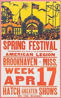 * Artist Unknown, , Spring Festival: Auspices American Legion, Brookhaven-Miss.