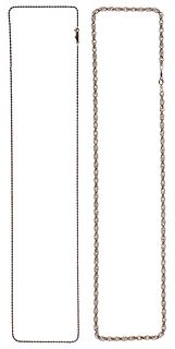 14k Gold Twisted Rope Necklaces