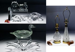 Waterford Crystal Lamp and Crystal Assortment