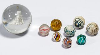 Glass and Clay Marble Assortment
