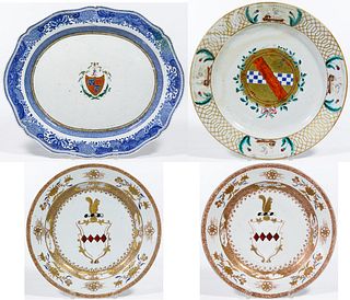 Armorial Plate and Platter Assortment