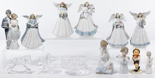 Lladro Figurine and Waterford Assortment