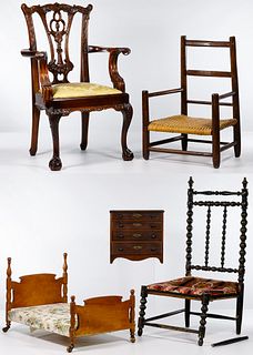 Children Chair and Doll Furniture Assortment