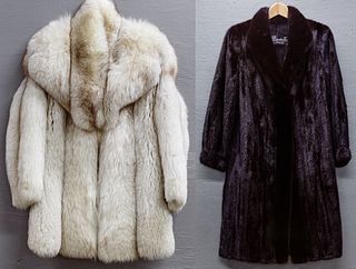 Silver Fox Jacket and Fur Assortment