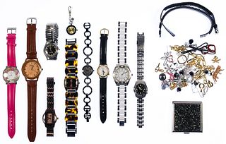 Swarovski Jewelry and Wrist Watch Assortment