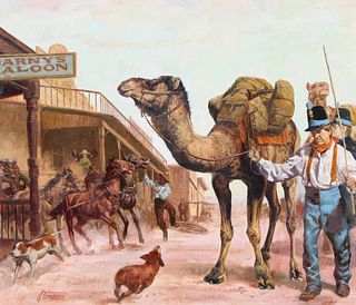 Shannon Stirnweis (B. 1931) "The Camel Corps"