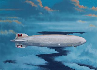 Steve Ferguson (B. 1946) "1936 - Hindenburg"