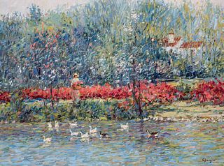 C. James Frazier | Lakeside Blooms 