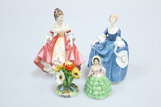 TWO ROYAL DOULTON FIGURES, "Southern Belle", HN 2229, and "Hilary", HN 2335