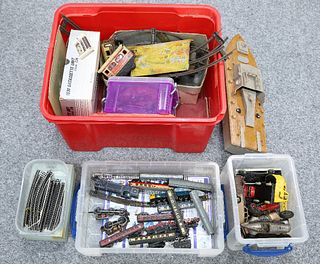 MIXED TOYS, including N gauge trains and accessories, boxed Brimtoys O gaug
