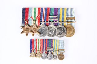 A SECOND WORLD WAR MEDAL GROUP, G.K. McConkey, D.L.I., with a bar of miniat