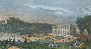 AFTER JACQUES RIGUAD (1681-1754), A VIEW OF THE ROYAL PALACE OF CHOISY AND 