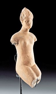 Greek Hellenistic Terracotta Figure - Nude Aphrodite