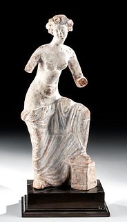 Greek Tanagra Terracotta Female Figure w/ TL Test