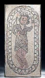 Roman Stone Mosaic of Saint
