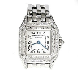 Cartier Panthere Diamond 18K Quartz Ladies Watch
