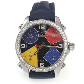 Jacob & Co. Five Time Zone 1.75ct Diamond Watch