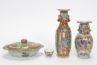 GROUP OF CHINESE EXPORT PORCELAIN, FOUR PIECES