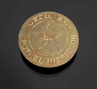 DOM DeLUISE OFFICIAL BROTHEL INSPECTOR PIN