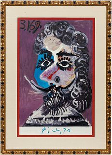 PICASSO, "EARL OF MARLBOROUGH" EXHIBITION POSTER