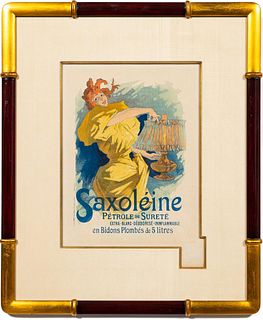 JULES CHERET, "SAXOLINE" 1896 POSTER LITHOGRAPH