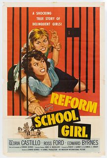 "REFORM SCHOOL GIRL" 1957 ORIGINAL MOVIE POSTER