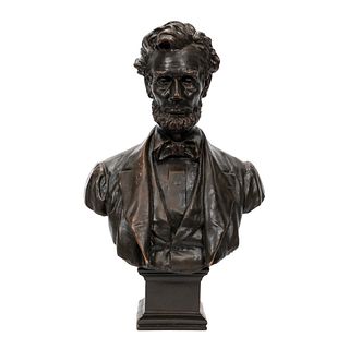 AFTER GEORGE BISSELL, BUST OF ABRAHAM LINCOLN
