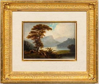 SIGNED, HUDSON RIVER VALLEY SCHOOL OIL PAINTING