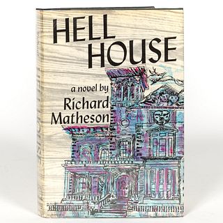 RICHARD MATHESON "HELL HOUSE", SIGNED PLATE