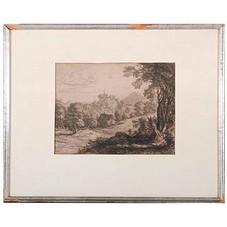 An 18th century landscape.
