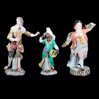Three Meissen Figures