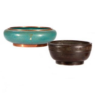Two Chinese bowls.