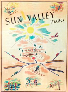 Sun Valley Idaho poster.