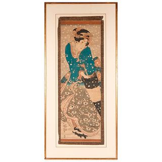 19th century Japanese woodblock print.