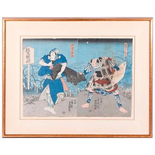 Utagawa Toyokuni (1769 - 1825) Japanese woodblock print