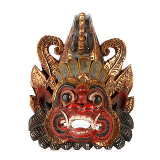 A Balinese mask.