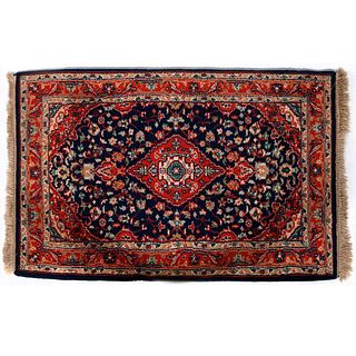 A vintage Persian carpet.