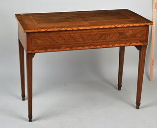 Continental Inlaid Marquetry Dressing Table