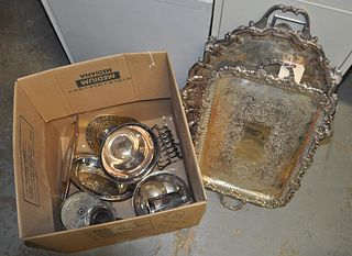 Estate Group Assorted Silver Plated Items