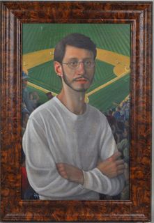 J. Dienes, "Self Portrait Yankee Stadium"