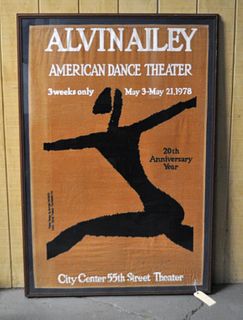 Alvin Ailey African-American Textile Poster