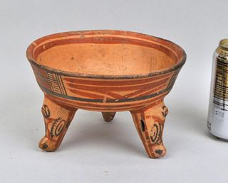 Pre-Columbian Style Footed Bowl