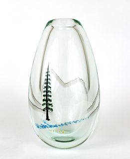 Mountain and Tree Vase (PWV - 1981) by Mark Peiser