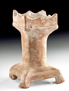 Roman Pottery Footed Incense Burner