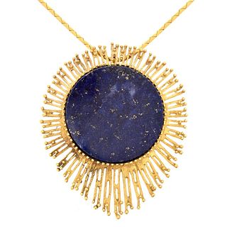 Lapis Lazuli and 18K Necklace