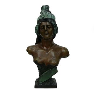 Bronze Bust of a Woman