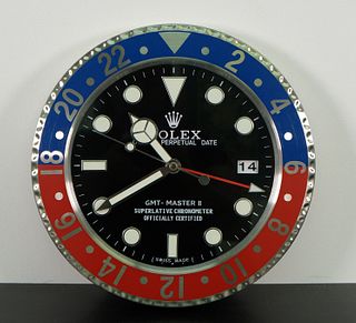 Rolex Dealer Advertising GMT Master II Wall Clock