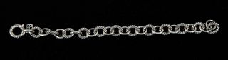 David Yurman 925 Oval Link Cable Chain Bracelet